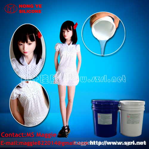 Liquid platinum cure silicone rubber for adult women sex toys making